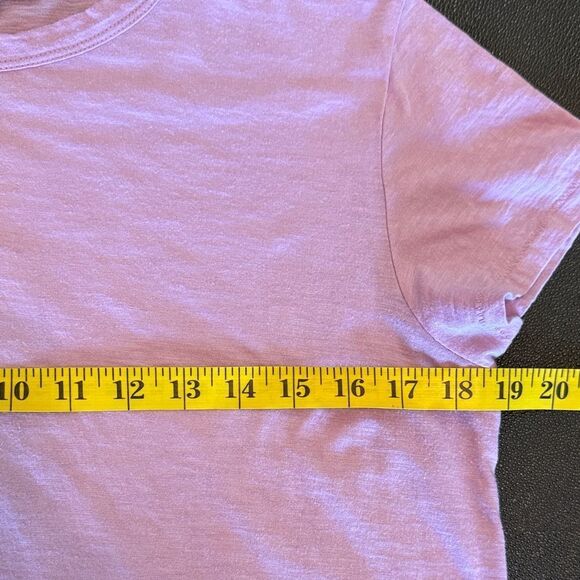 Vince Women's Light Purple Slub Short Sleeve T-shirt size medium - Picture 8 of 9